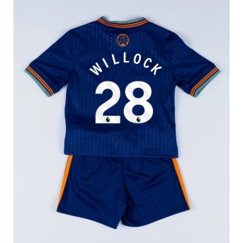 Billige Fotballdrakt Newcastle United Joe Willock #28 Replika Tredjedraktsett Barn 2025-26 Kortermet (med bukser)